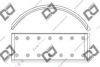 ISUZU 1471156171 Brake Lining, drum brake
